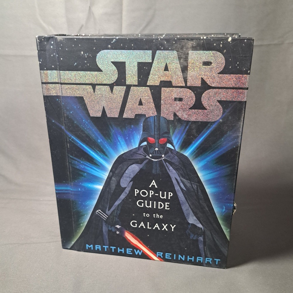 Star Wars Pop-Up Guide to the Galaxy Matthew Reinhart (2007, Hardcover) Sci Fi